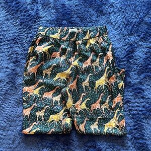 Giraffe Print Silk Pants